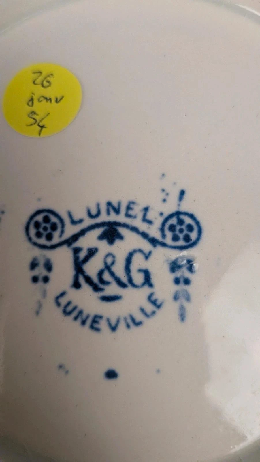 Compotier ancien K&g Lunéville – Modèle Lunel – photo 8